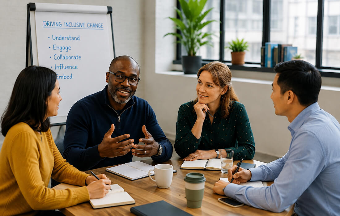 Experienced professionals participating in an Advanced EDI open training course