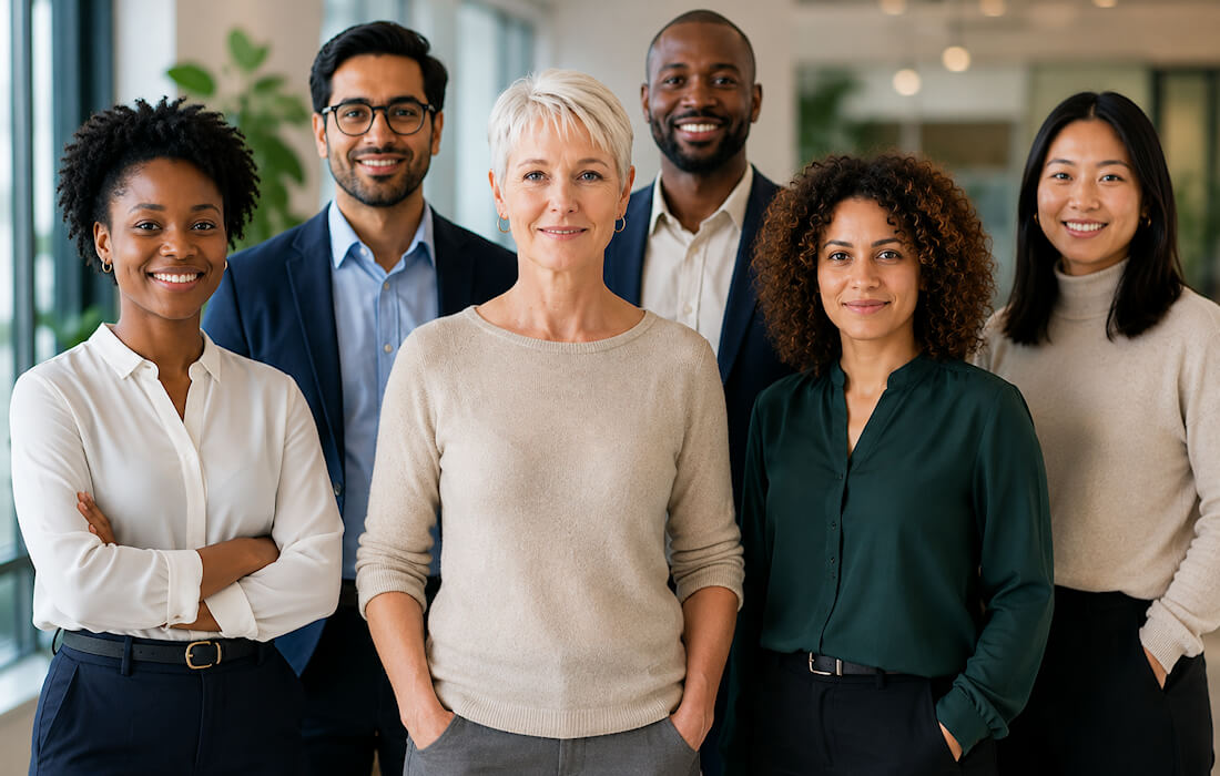 Diverse group of workplace Equality Champions